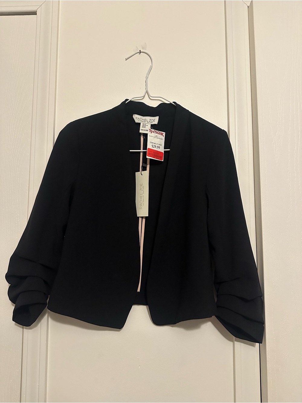 Rachel Zoe Black Cropped Blazer